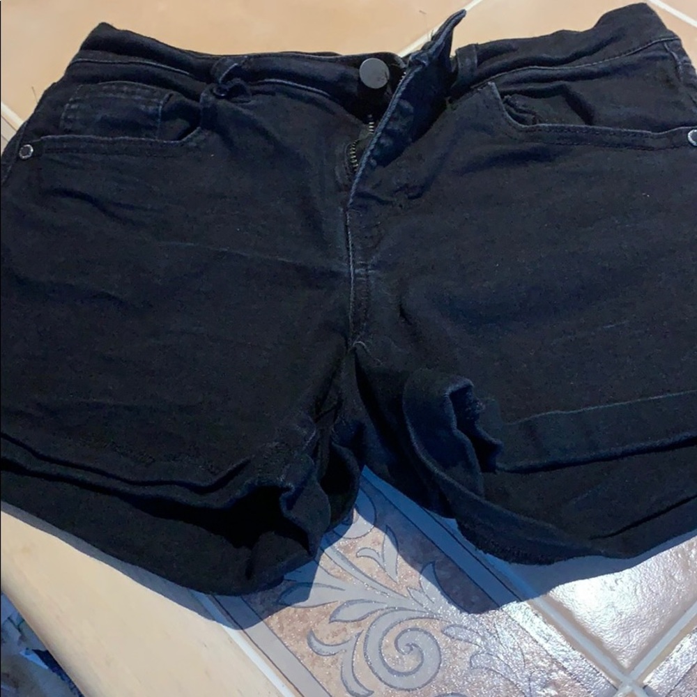 Soho jean shorts black 4 lightly used